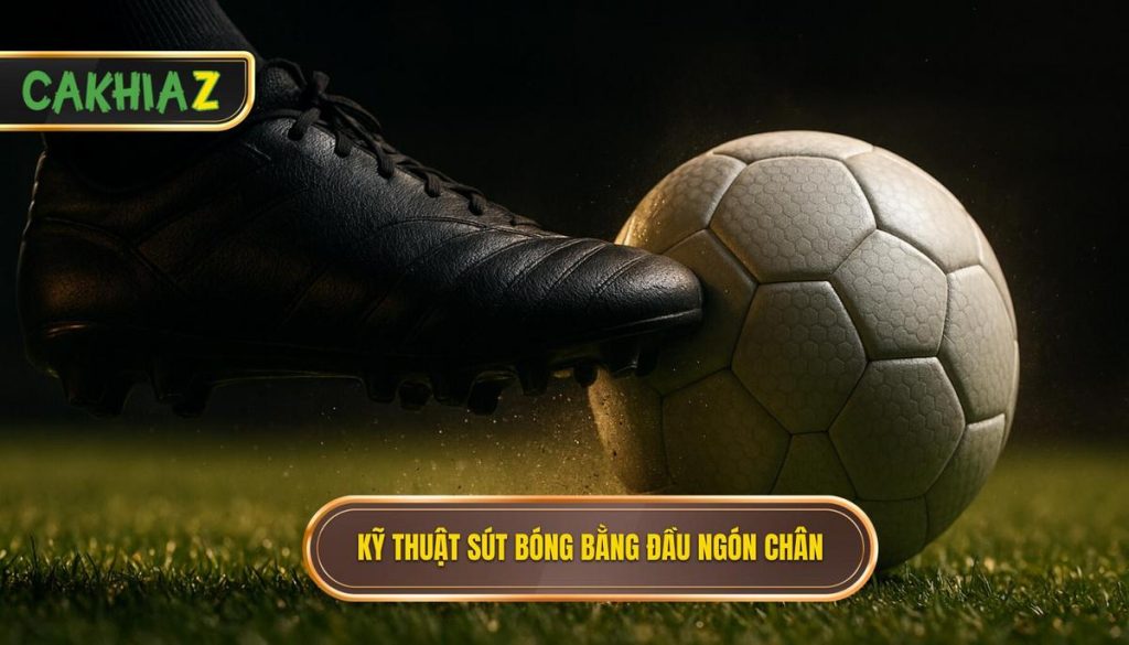 Kỹ thuật sút bóng bằng đầu ngón chân