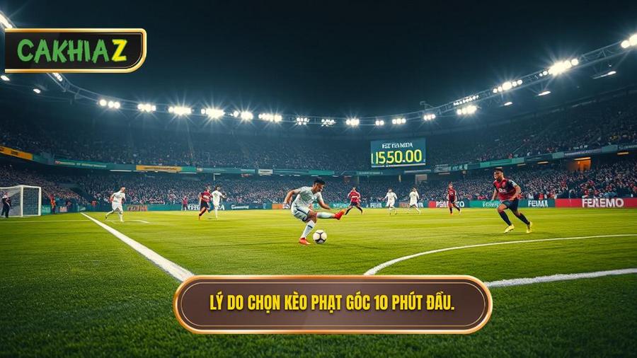 Tại sao nên chọn Kèo cược đội nhận quả phạt góc trong 10 phút đầu?