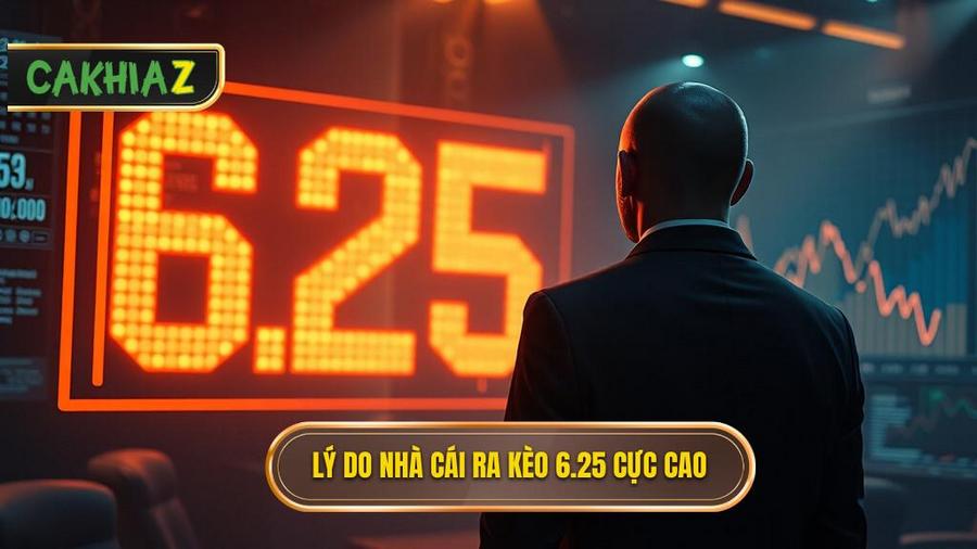 Tại sao nhà cái lại đưa ra con số 6.25 cực cao này?