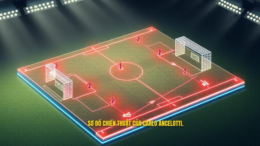 Phân tích chi tiết các sơ đồ tiêu biểu trong Chiến thuật Carlo Ancelotti