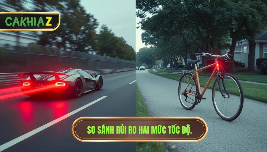 So sánh rủi ro hai mức tốc độ
