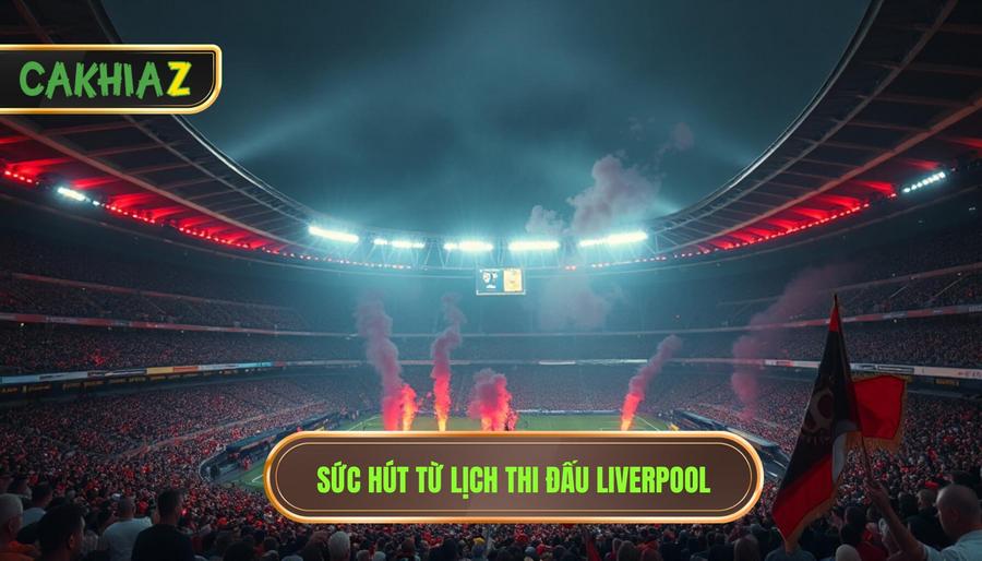 Sức hút từ lịch thi đấu Liverpool