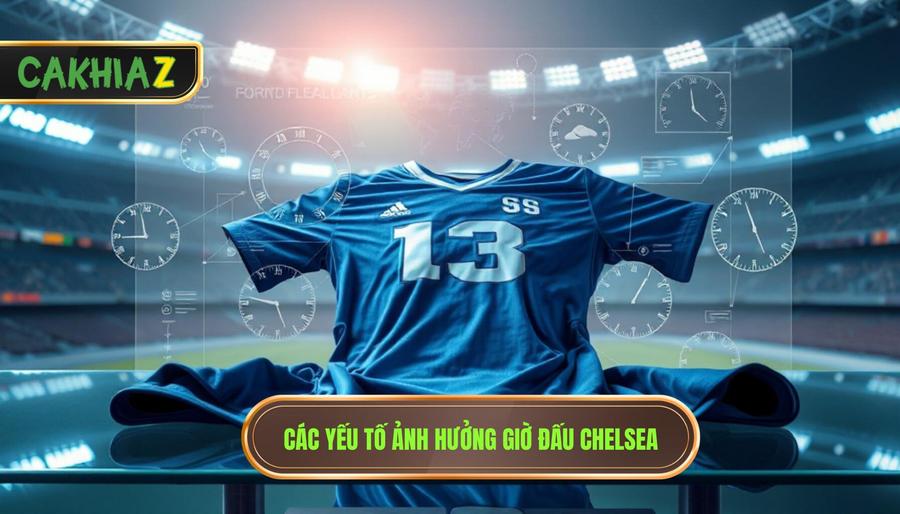 Các yếu tố ảnh hưởng giờ đấu Chelsea